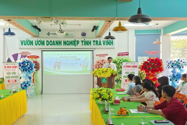 Vườn ươm doanh nghiệp tỉnh Trà Vinh Khai giảng thành công Chương trình Học viện Khởi nghiệp khóa V